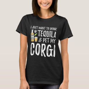Cinco De Mayo Für Tequila Corgi Hundemutter T-Shirt