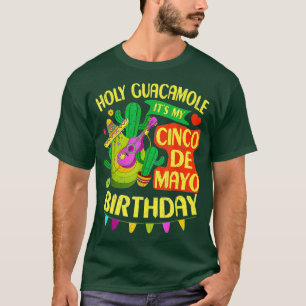 Cinco De Mayo Geburtstag Heiliger Guacamole mexika T-Shirt