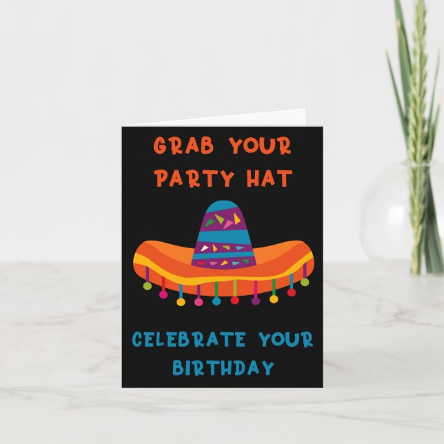 Cinco De Mayo Geburtstagsfeier Karte (Vorderseite)