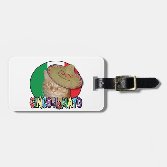 Cinco de Mayo Gepäckanhänger (Vorderseite horizontal)