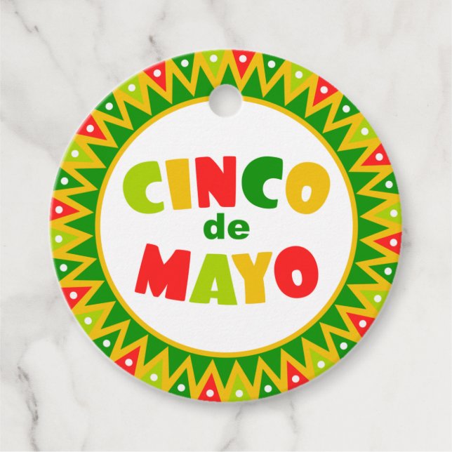 Cinco de Mayo Geschenkanhänger (Vorderseite)