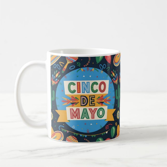 Cinco de Mayo Gift-Idee Kaffeetasse (Links)
