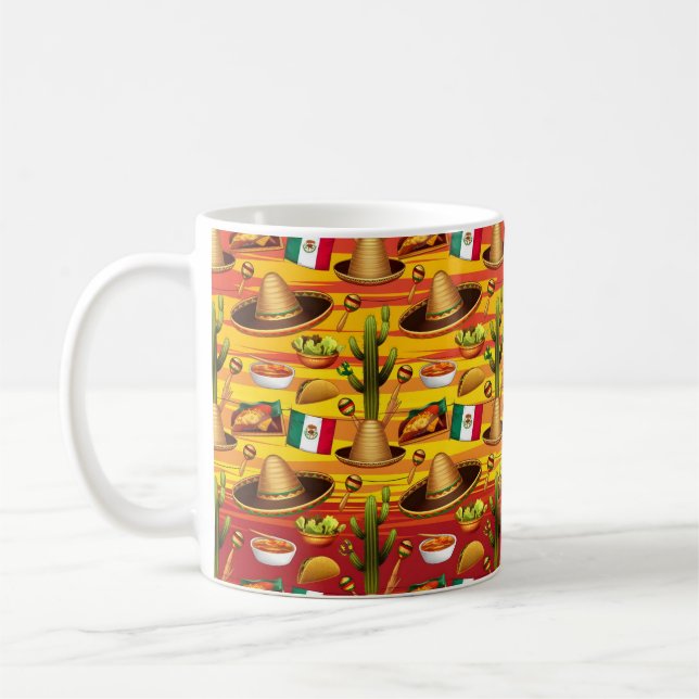 Cinco de Mayo Gift-Idee Kaffeetasse (Links)