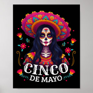 Cinco De Mayo Girl Mexican Fiesta 5 De Mayo Party Poster
