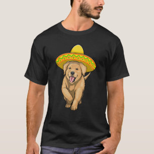 Cinco De Mayo Golden Retriever Frauen Hunde Liebe T-Shirt