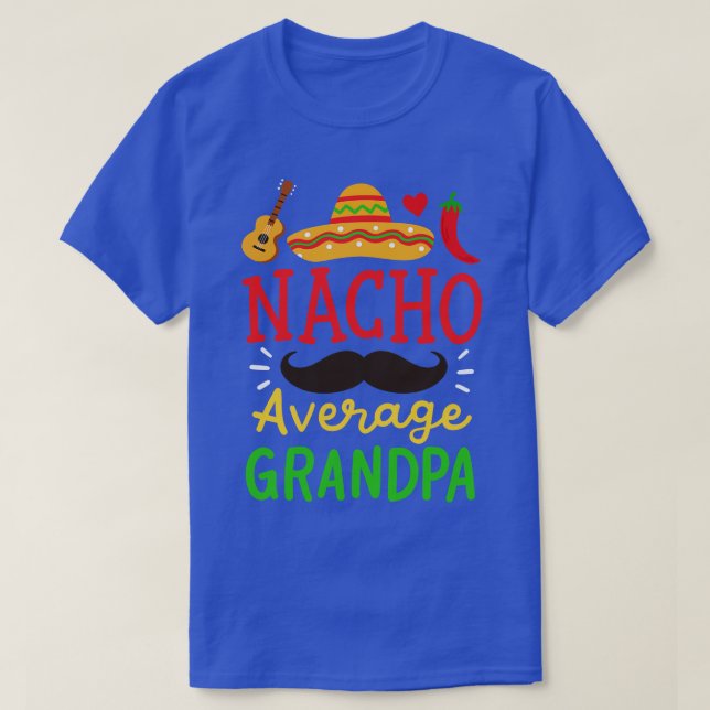 Cinco de Mayo Grandpa Großvater T-Shirt (Design vorne)
