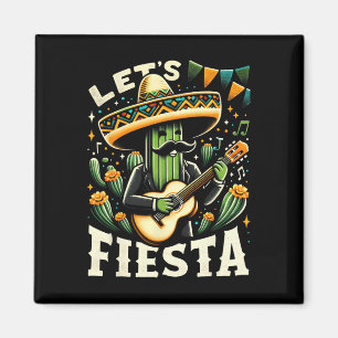 Cinco de Mayo Guitar Cactus cochérique de las Jung Magnet