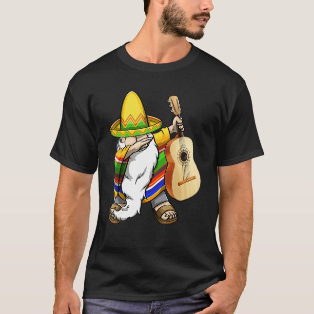 Cinco De Mayo Guitar  Mexican Celebration Men 1 T-Shirt (Vorderseite)