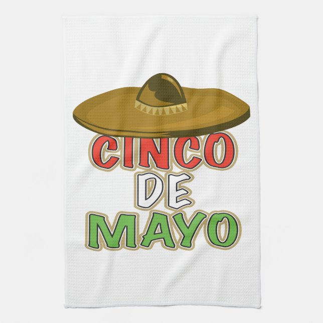 Cinco De Mayo Handtuch (Vertikal)