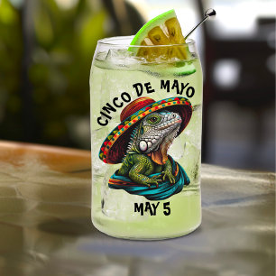 Cinco de Mayo Iguana Wearing Sombrero & Serape Dosenglas