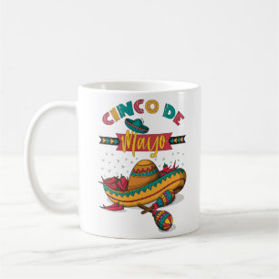 Cinco De Mayo Illustration, 1/2 Kaffeetasse
