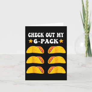 Cinco de Mayo Karo aus meinem 6-er-Pack mit Tacos Karte