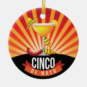 Cinco de Mayo Keramik Ornament