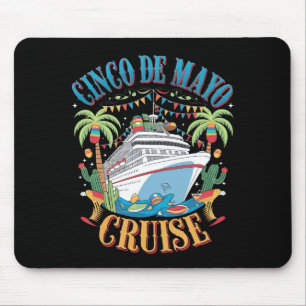Cinco De Mayo Kreuzfahrt Mexiko Mexikanisches Schi Mousepad