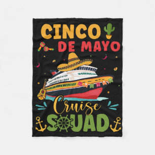 Cinco De Mayo Kreuzfahrt Squad Mexiko Kreuzfahrt F Fleecedecke