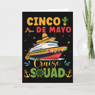 Cinco De Mayo Kreuzfahrt Squad Mexiko Kreuzfahrt F Karte