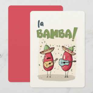 Cinco de Mayo La Bamba Chili Jam & Würzige Saiten Einladung