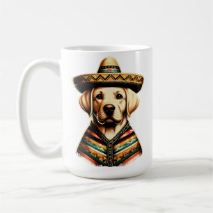 Cinco De Mayo Labrador Retriever Poncho Sombrero Kaffeetasse