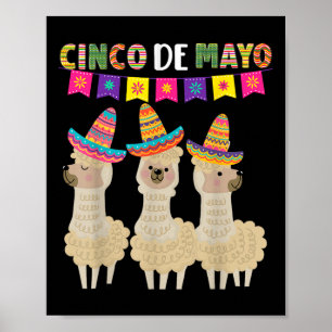 Cinco De Mayo Lama Fiesta Ultimative Party Stimmun Poster