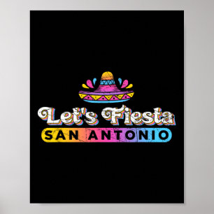 Cinco De Mayo Lass uns Fiesta Party San Antonio  Poster