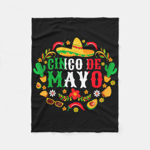 Cinco De Mayo Lasst Fiesta Squad 5 De Mayo Mexikan Fleecedecke