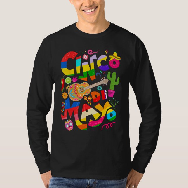 Cinco De Mayo Lets Fiesta Squad 5 De Mayo Mexican  T-Shirt (Vorderseite)