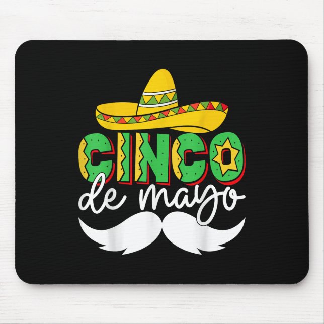 Cinco de Mayo Lets Fiesta Squad 5 Mousepad (Vorne)