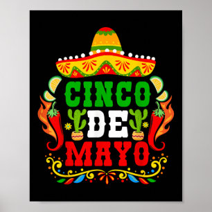 Cinco de Mayo Lets Fiesta Squad 5 Poster