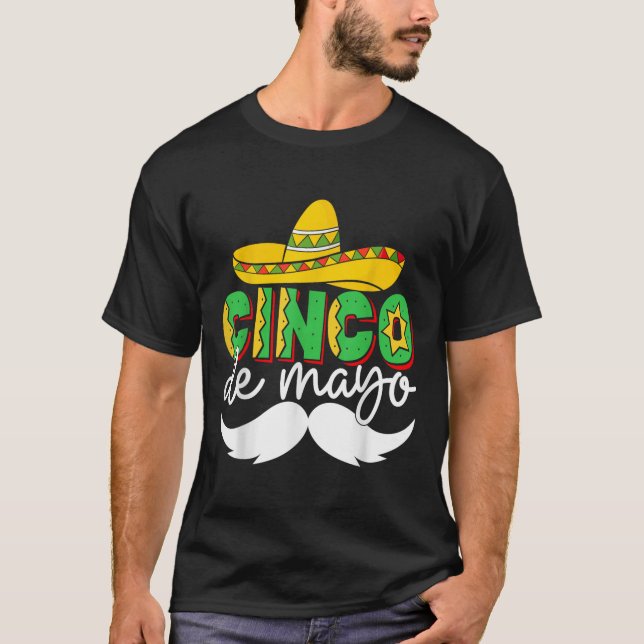 Cinco de Mayo Lets Fiesta Squad 5 T-Shirt (Vorderseite)