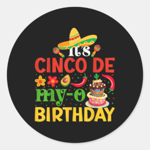 Cinco De Mayo Liebe Peace Celebrate Fiesta My Own Runder Aufkleber