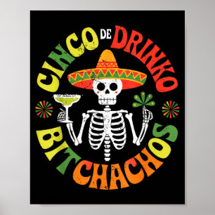 Cinco De Mayo Lustige Mexikanische Party Cinco De  Poster