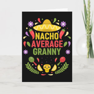 Cinco De Mayo Lustige Nacho Durchschnittliche Oma  Karte