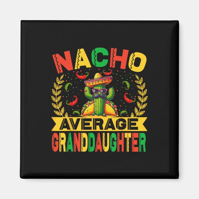 Cinco De Mayo Lustiger Nacho Durchschnittliche Enk Magnet (Vorne)
