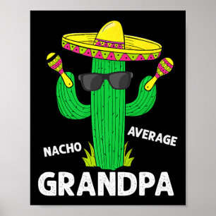 Cinco De Mayo Lustiger Nacho Durchschnittlicher Op Poster