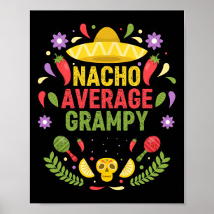 Cinco De Mayo Lustiger Nacho Durchschnittlicher Op Poster