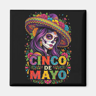Cinco de Mayo Mädchen mexikanische Fiesta 5 de May Magnet