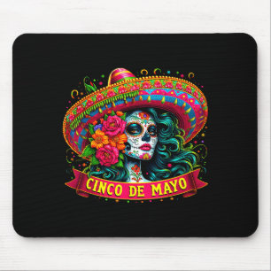 Cinco De Mayo Mädchen Mexikanische Fiesta 5 De May Mousepad