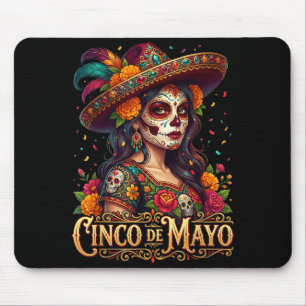 Cinco de Mayo Mädchen mexikanische Fiesta 5. Mai C Mousepad