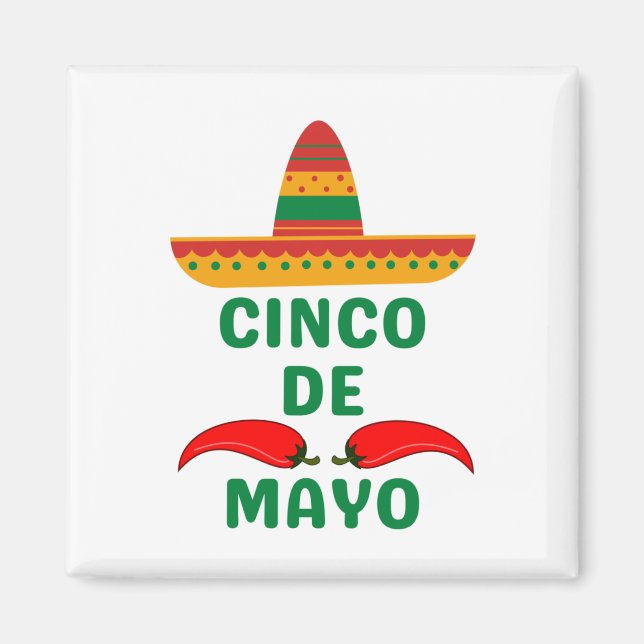 Cinco De Mayo Magnet (Vorne)