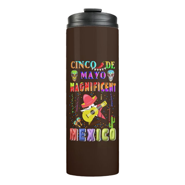 Cinco de Mayo Magnificent Mexico Thermosbecher (Vorderseite)