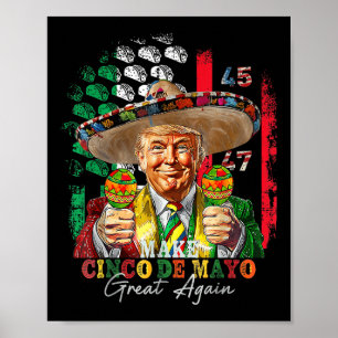 Cinco De Mayo Make Cinco De Mayo Wieder Trump Poster