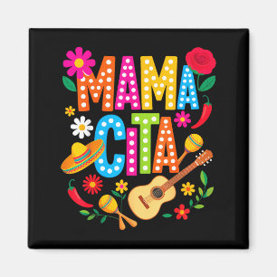 Cinco De Mayo Mamacita Mexikanische Mama Cita Mütt Magnet