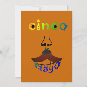 Cinco De Mayo Man Anpassbare Party Einladung