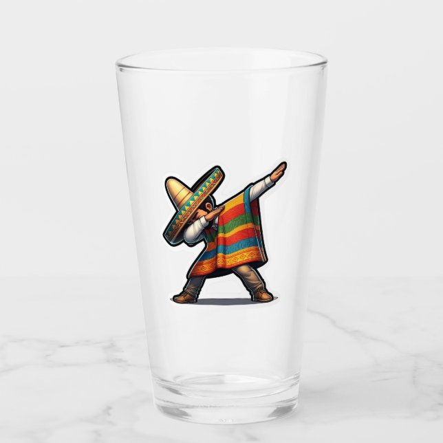 Cinco de Mayo Man Glas (Vorderseite)