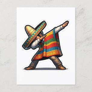 Cinco de Mayo Man Postkarte