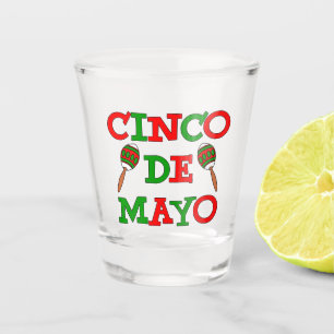 Cinco De Mayo Maracas Schnapsglas