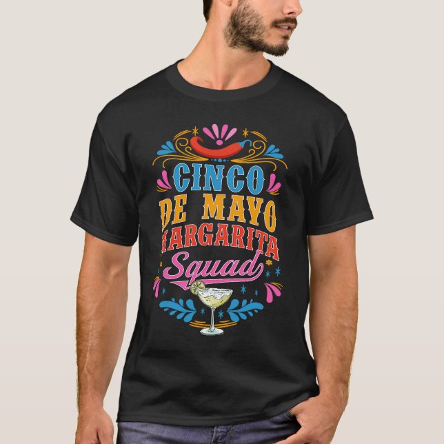 Cinco De Mayo Margarita Squad Matching Cinco De Ma T-Shirt (Vorderseite)