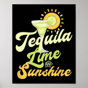 Cinco De Mayo Margarita Trinken Tequila Limette Un Poster