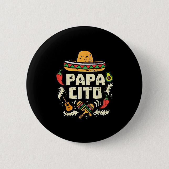 Cinco De Mayo Matchin Couple Mexic Button (Vorderseite)