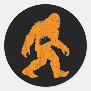 Cinco De Mayo Mexican Bigfoot Taco El Squatcho Spa Runder Aufkleber